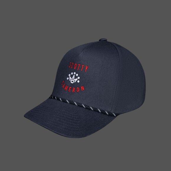 Scotty Cameron Scotty Crown Retro Rope Hat Navy Blue - NEW